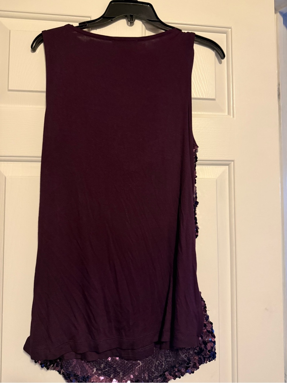 dressbarn Plum Sleeveless Top - Picture 4 of 4